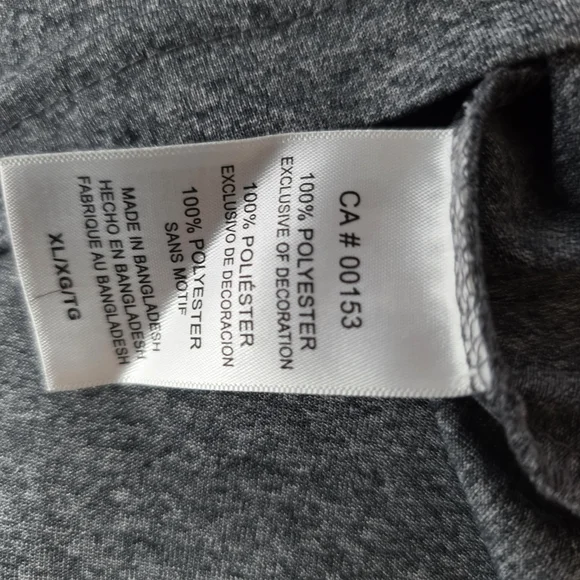 Champion University Of NC Gray T-Shirt Blue Logo Mens Size XL - Picture 4 of 5